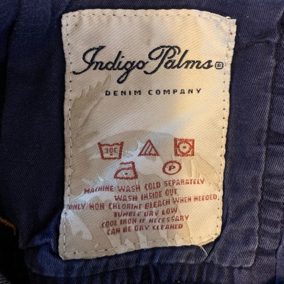 Indigo Palms Tommy Bahama Wide Leg Low Rise Jeans Size 4L - Picture 2 of 5